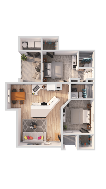 2B floor plan